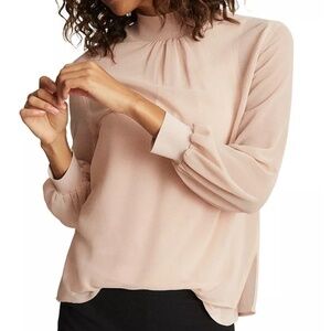 Reiss Sandrine Semi-Sheer Loose Top